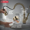 Paquete de llave para cocina extensible 1L Touch2O con dispensador de jabón