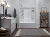 60x32 Alcove Bathtub Bundle with Trim, Drain and Overflow - Left Drain