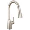 Llave de una manija con tubo de salida deslizable para cocina