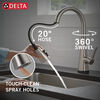 Single-Handle Pull-Down Kitchen Faucet with Touch<sub>2</sub>O® Technology