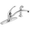Llave para cocina monomando con rociador (producto recertificado)