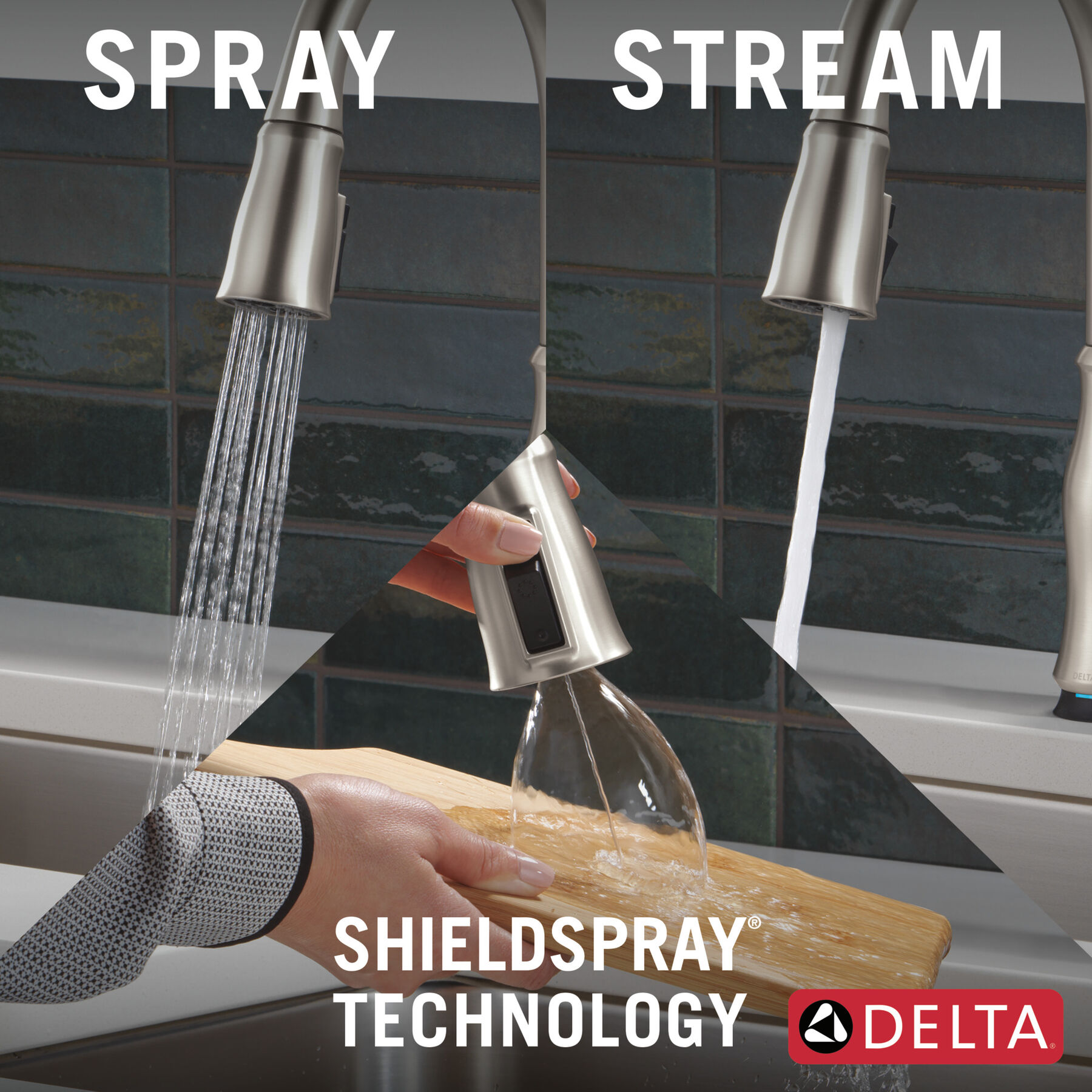 Touch<sub>2</sub>O® Technology Kitchen Faucet with Touchless Technology, image 10