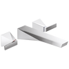 Accesorio para llave para baño de dos manijas de montaje en pared