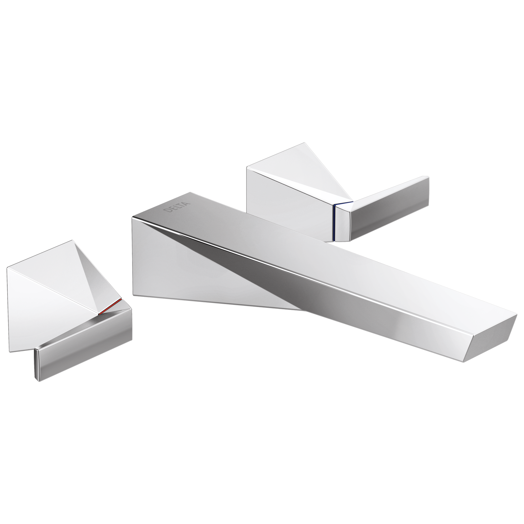 Accesorio para llave para baño de dos manijas de montaje en pared
