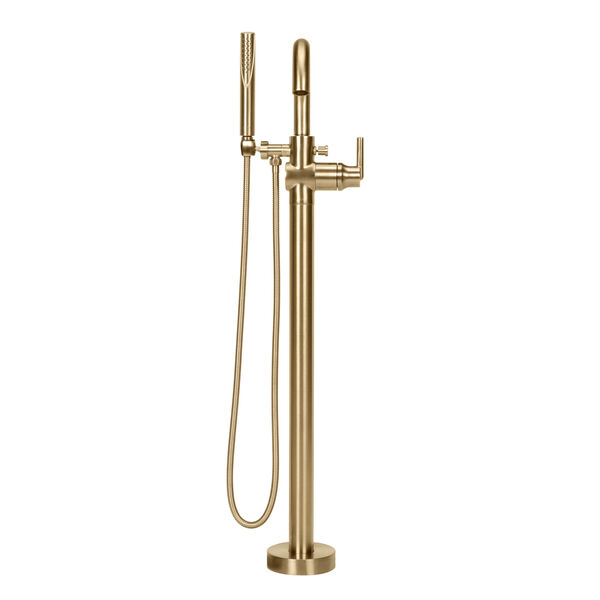 Accesorio de llave de llenado para bañera contemporáneo para montaje en piso (producto recertificado)