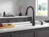 Single Handle Kitchen Pull-Down Faucet w/ Soap Dispenser