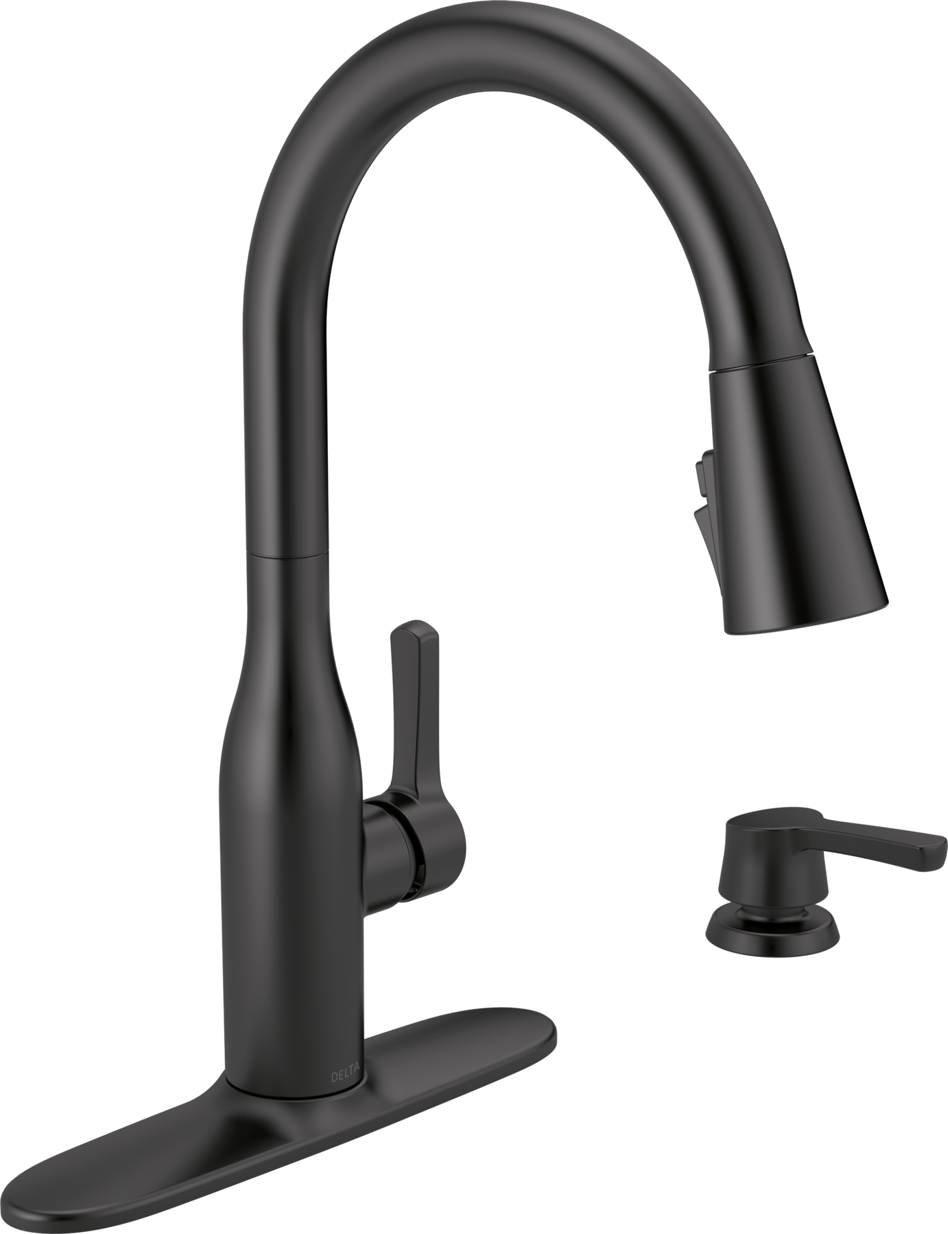 Llave para cocina monomando extensible con dispensador de jabón y tecnología ShieldSpray® (producto recertificado), imagen 1