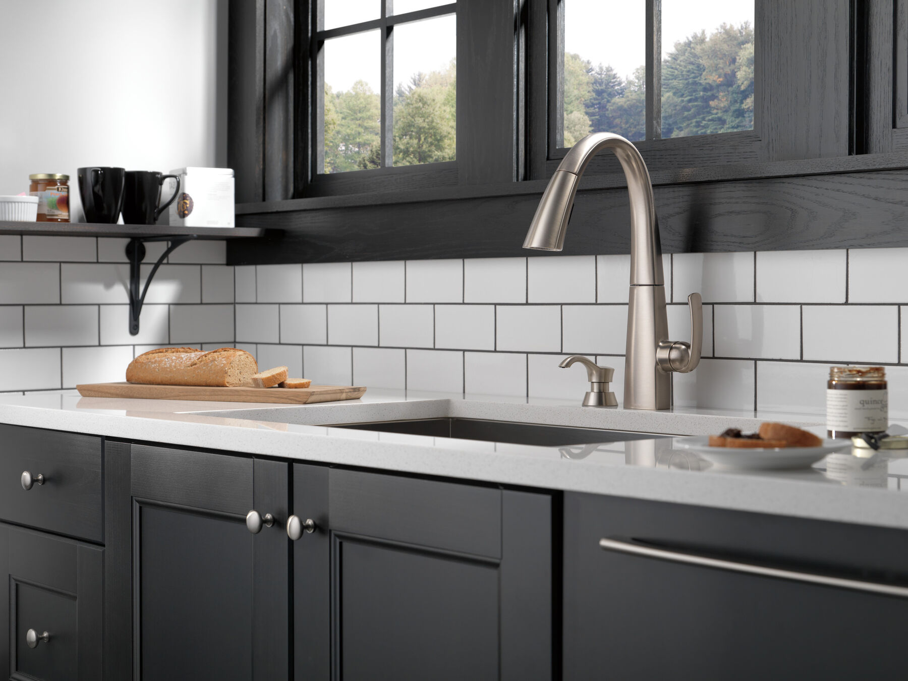 Llave para cocina monomando extensible, imagen 1