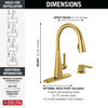 Pull-Down Kitchen Faucet with Soap Dispenser Bundle