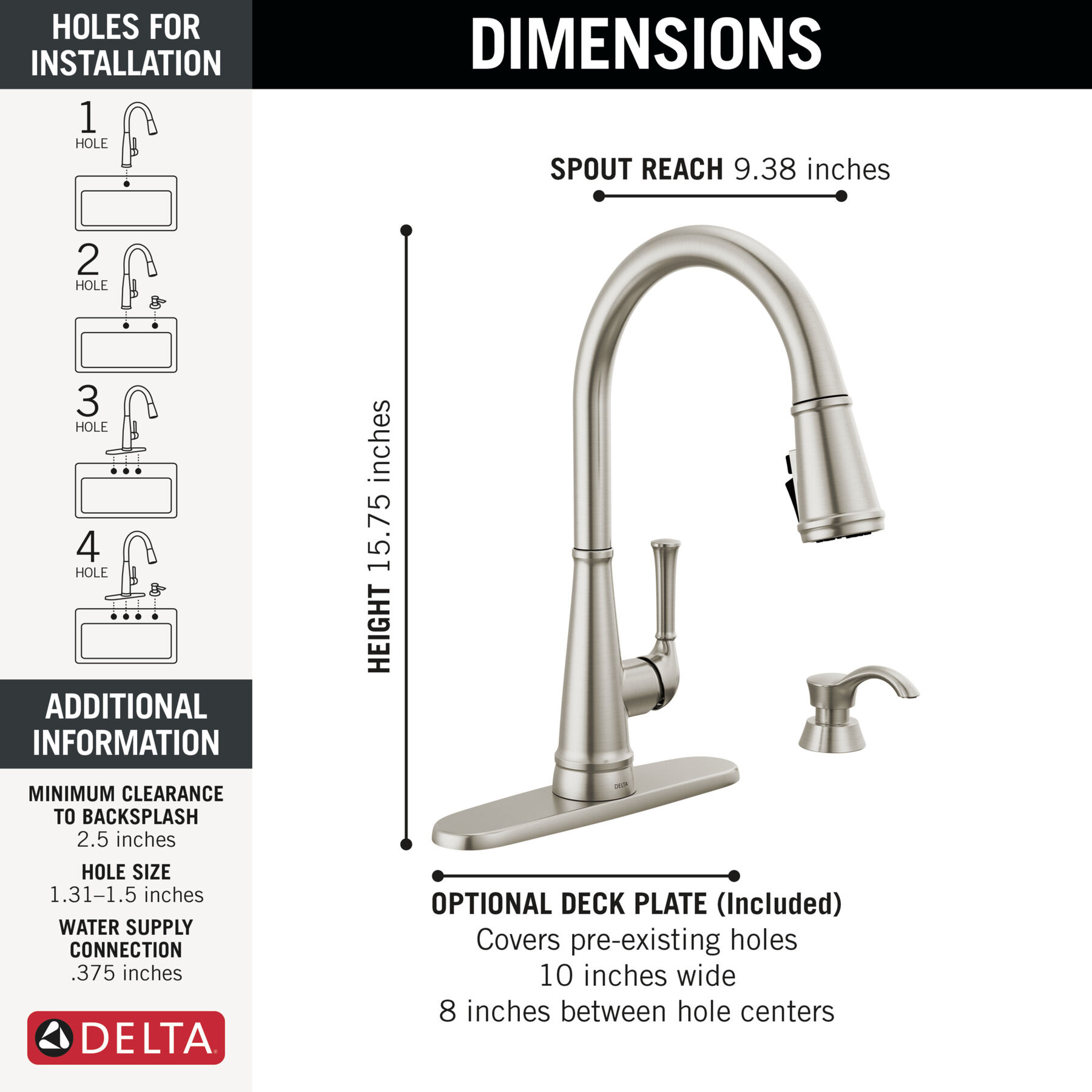 Llave para cocina monomando extensible con dispensador de jabón y tecnología ShieldSpray®, imagen 3