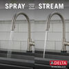 Single Handle Pull-Down Touch<sub>2</sub>O® Technology Kitchen Faucet with Touchless Technology