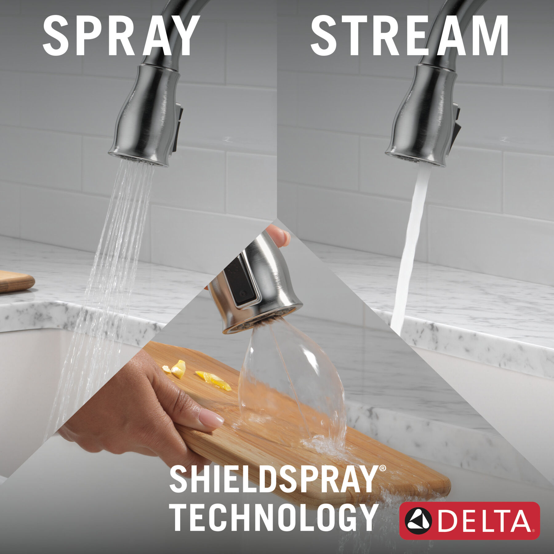 Touch<sub>2</sub>O® Technology Kitchen Faucet with Touchless Technology, image 11