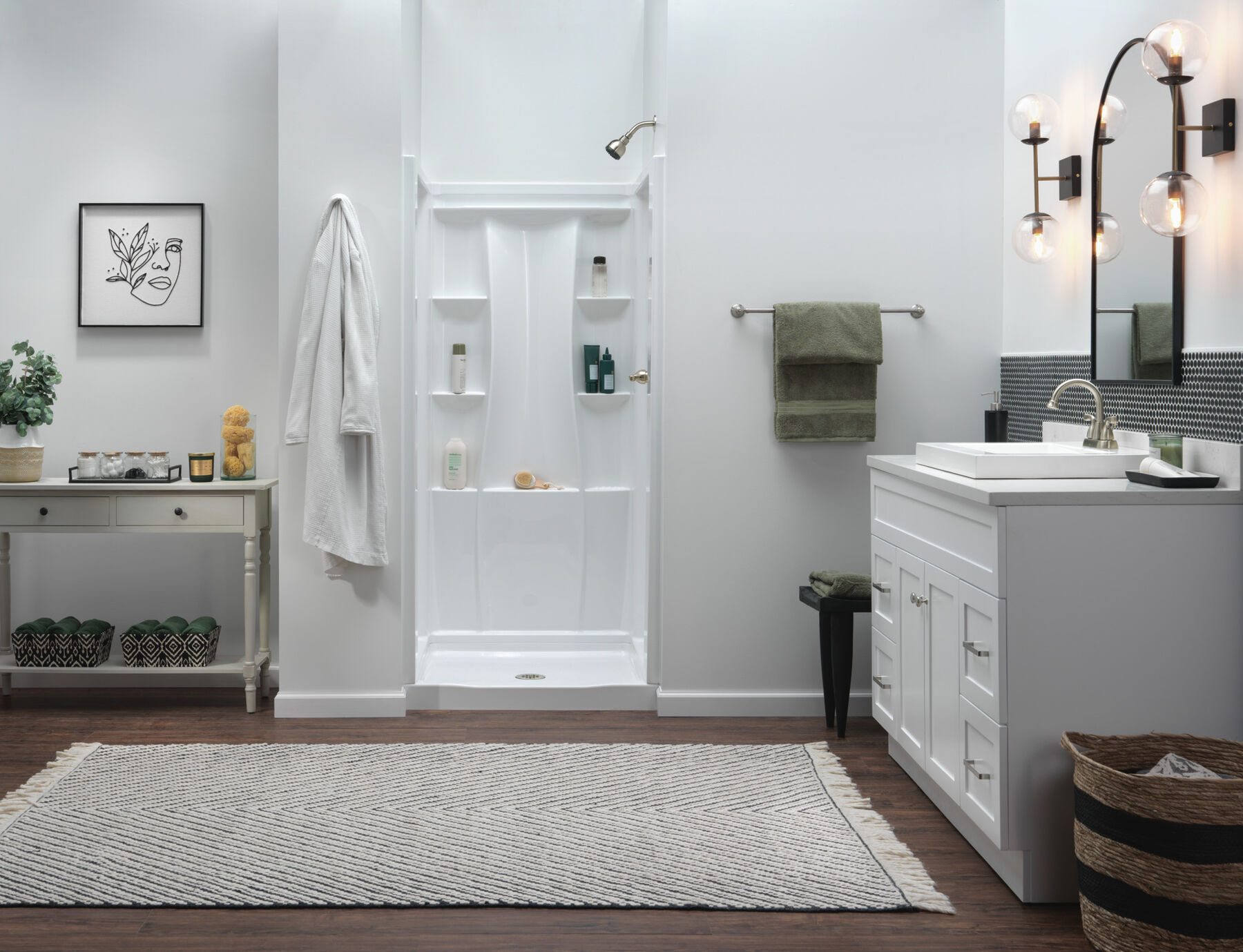 36x36 Alcove Shower Bundle - Center, image 1