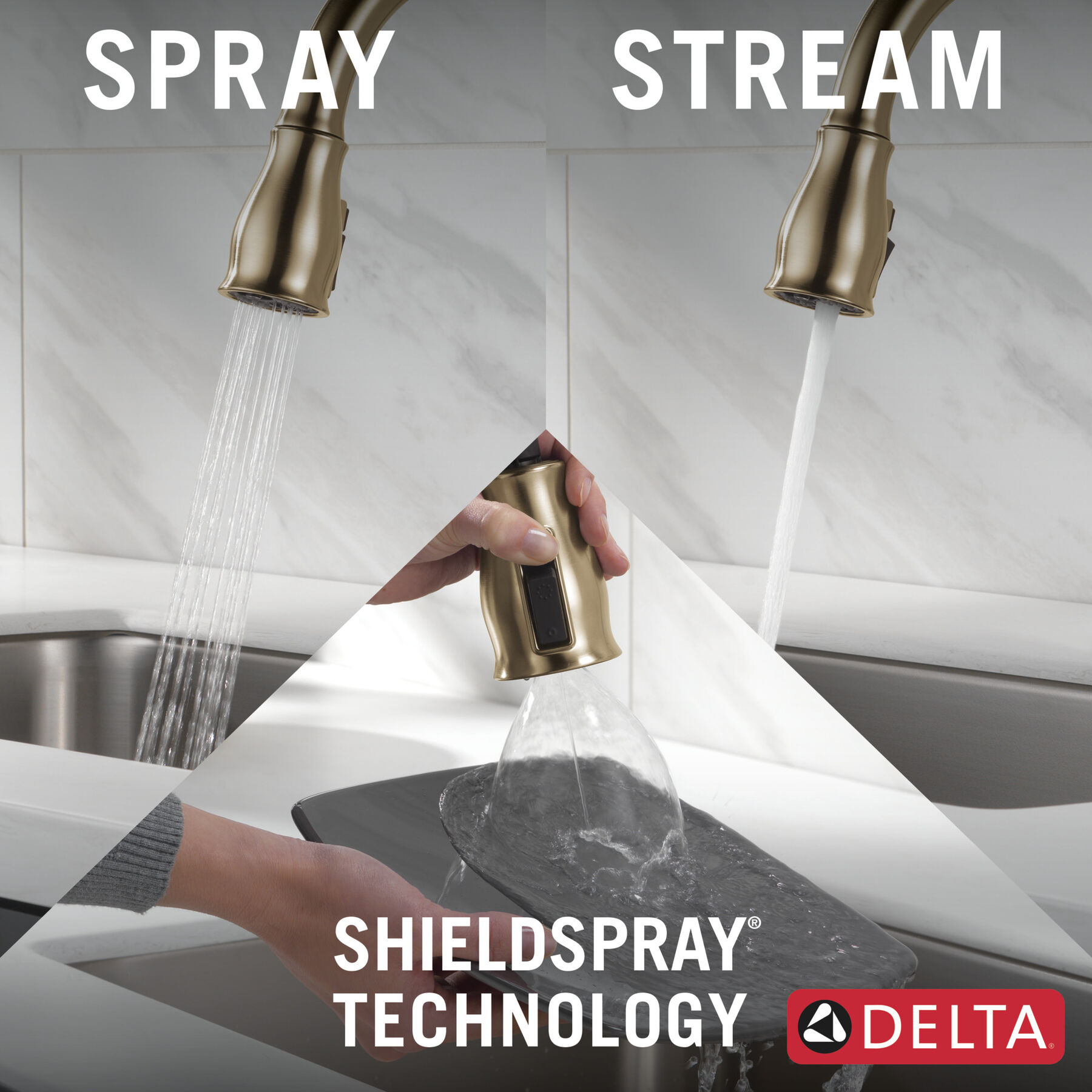 Llave para cocina monomando extensible con tecnología ShieldSpray®, imagen 9