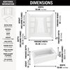 60x32 Alcove Bathtub Bundle - Right