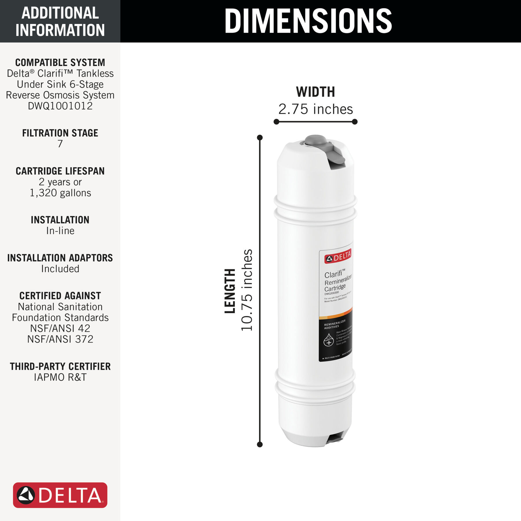 Reverse Osmosis Remineralization Cartridge, image 4