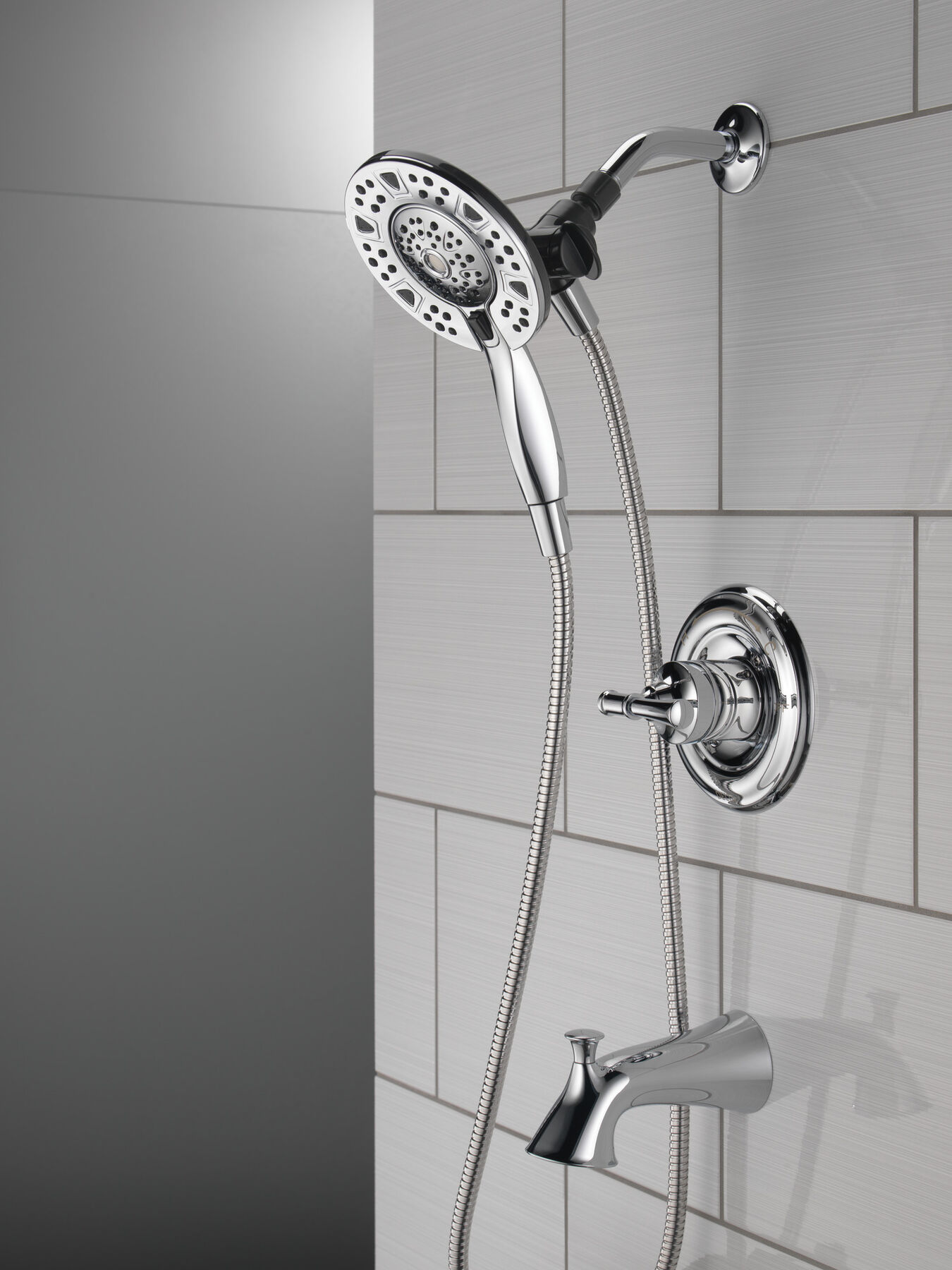 Ducha y bañera Monitor serie 14 con ducha dos en uno WaterSense In2ition, imagen 13
