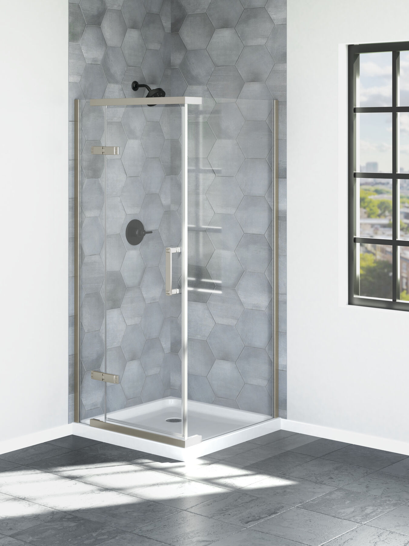 36x36 Corner Shower Bundle - Center, image 2