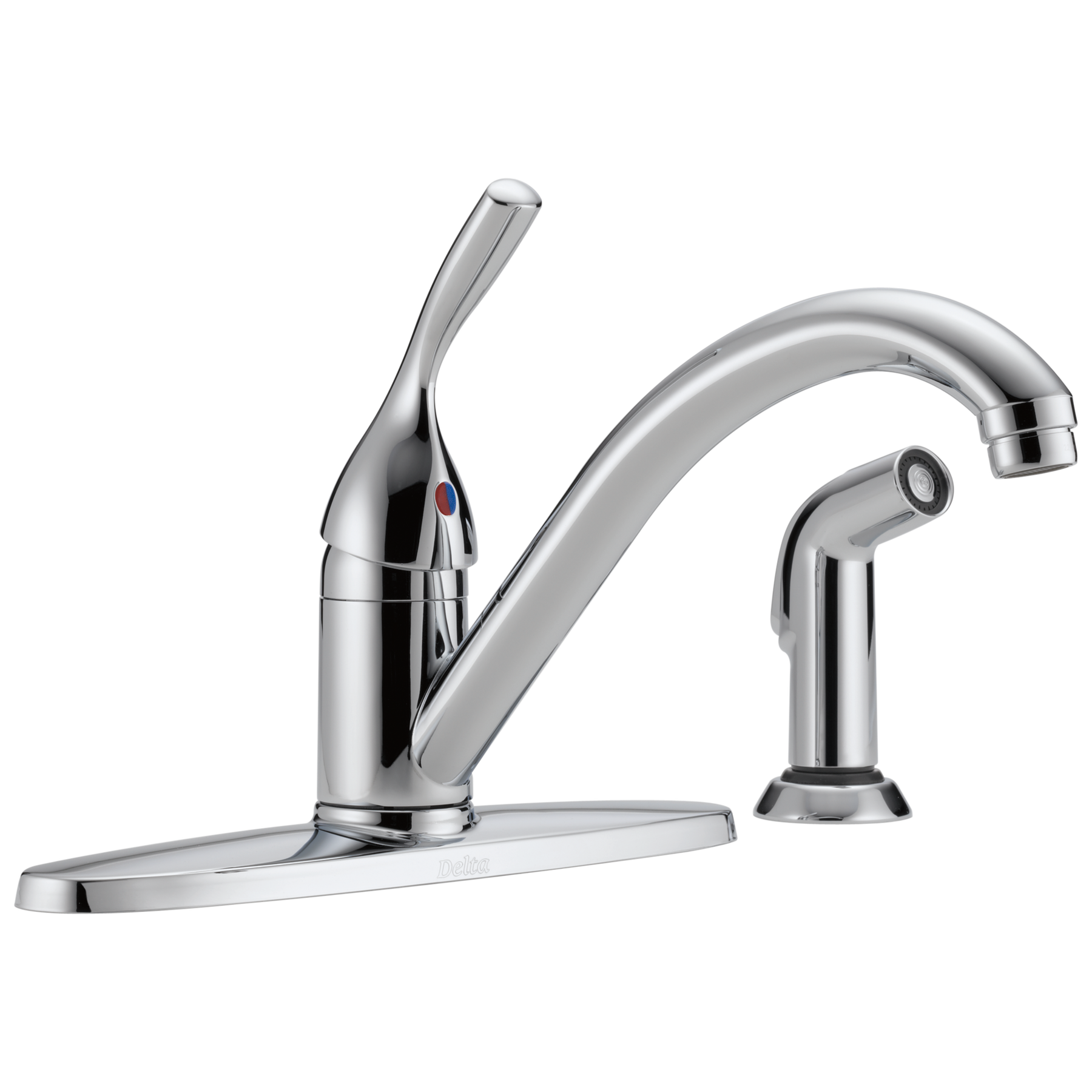 Llave para cocina monomando con rociador (producto recertificado)