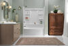 60x32 Alcove Bathtub Bundle - Left