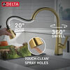 Single-Handle Pull-Down Kitchen Faucet with Touch<sub>2</sub>O® Technology