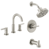 Widespread Lavatory Faucet with Tub Shower Trim Bundle - 14 Series