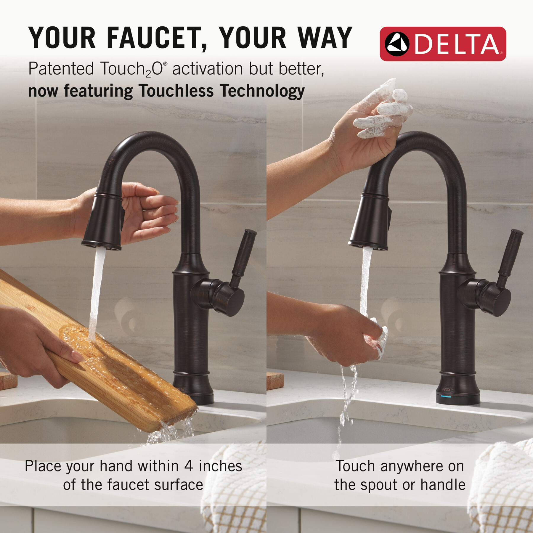 Touch2O® Bar / Prep Faucet with Touchless Technology, image 10
