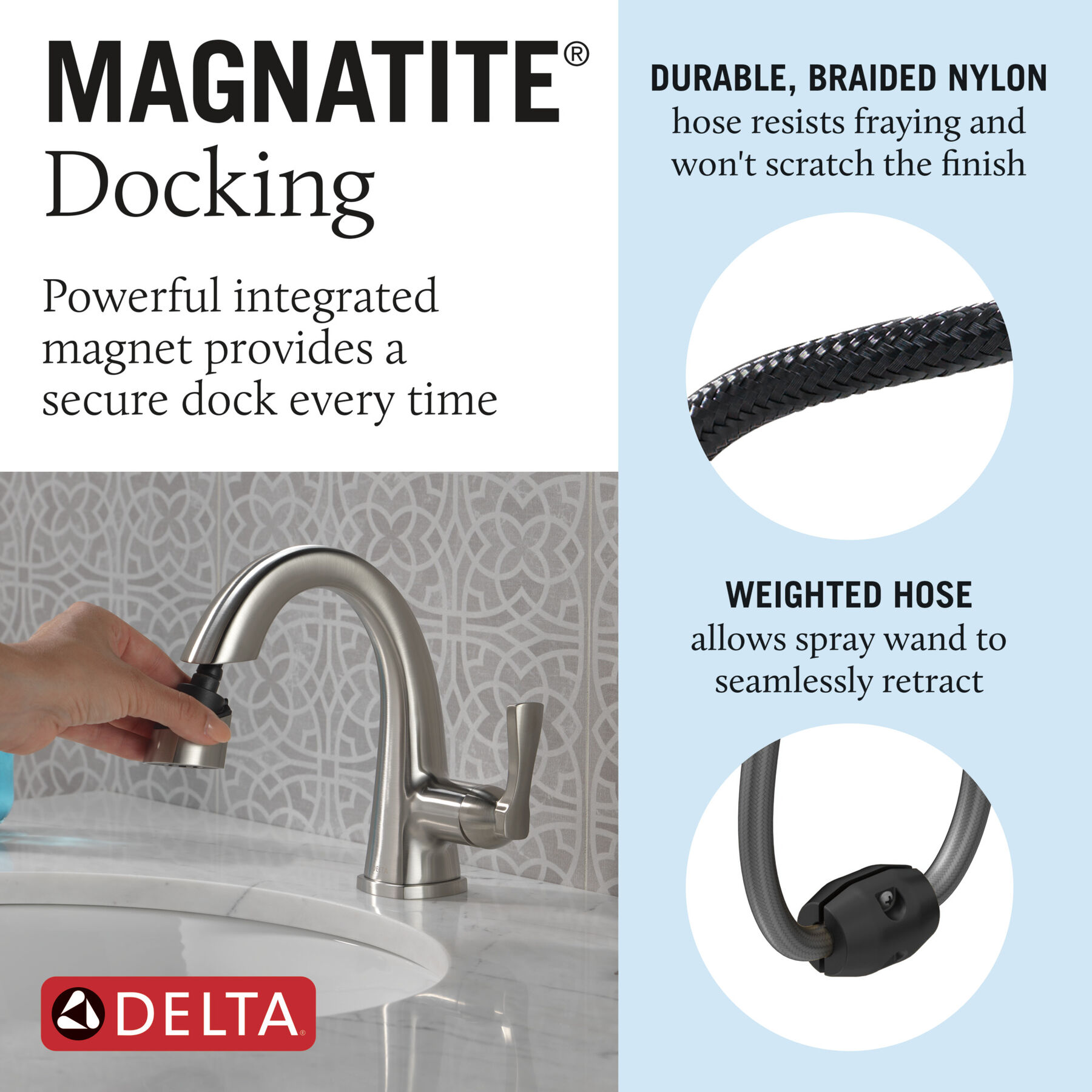Llave para baño extensible de una manija Stryke®, imagen 8