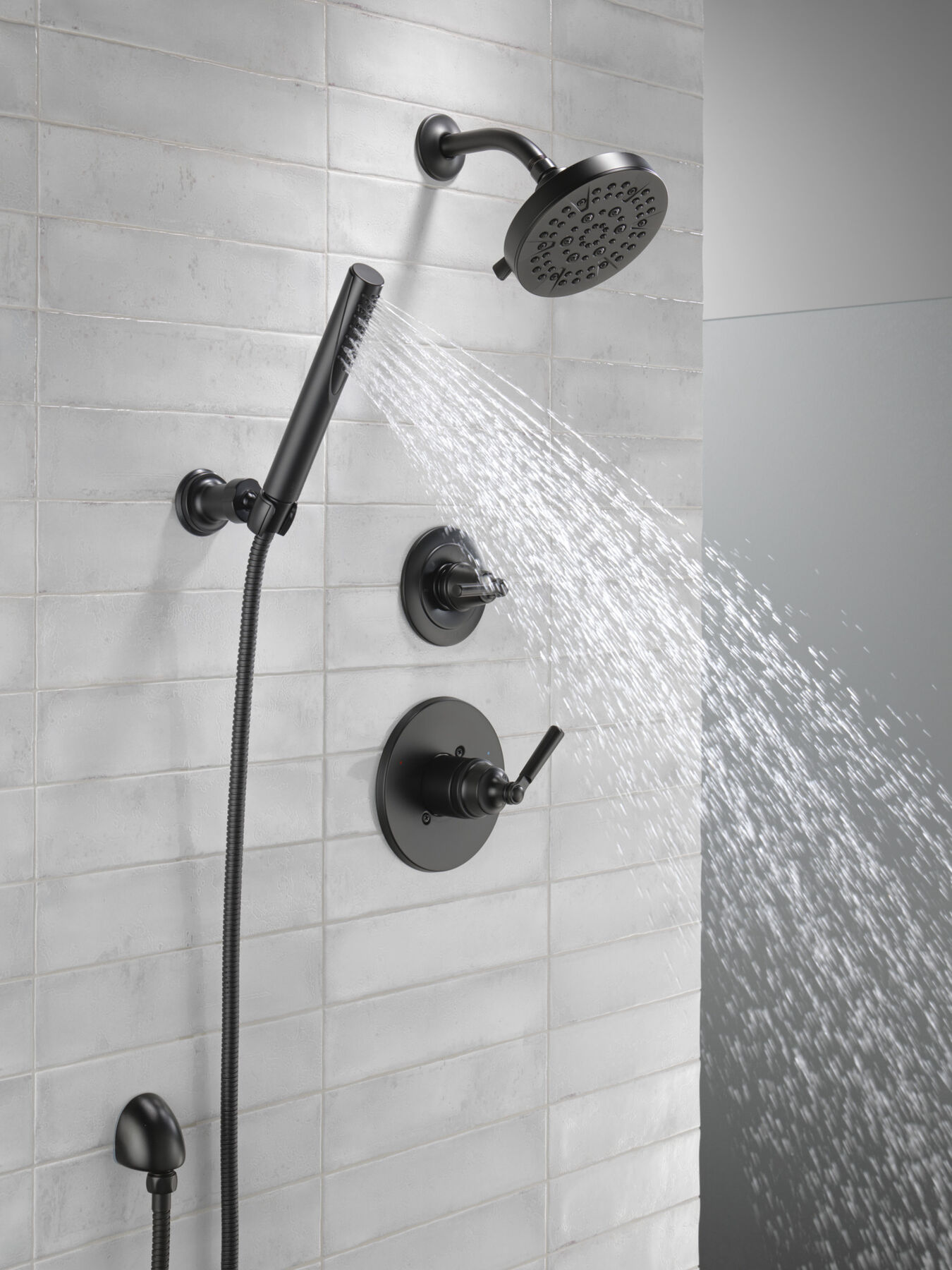 Ducha manual premium para montaje en pared ajustable de una sola función, imagen 11