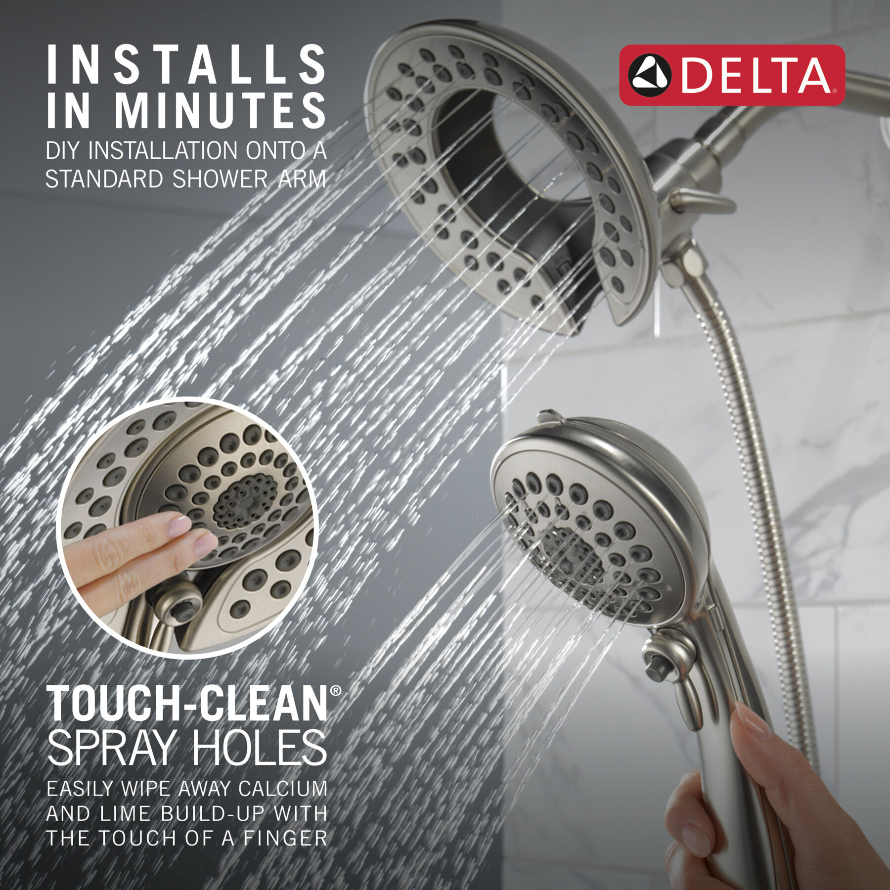 Ducha dos en uno de 5 ajustes In2ition®, imagen 1