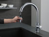 Llave de una manija con tubo de salida deslizable para cocina