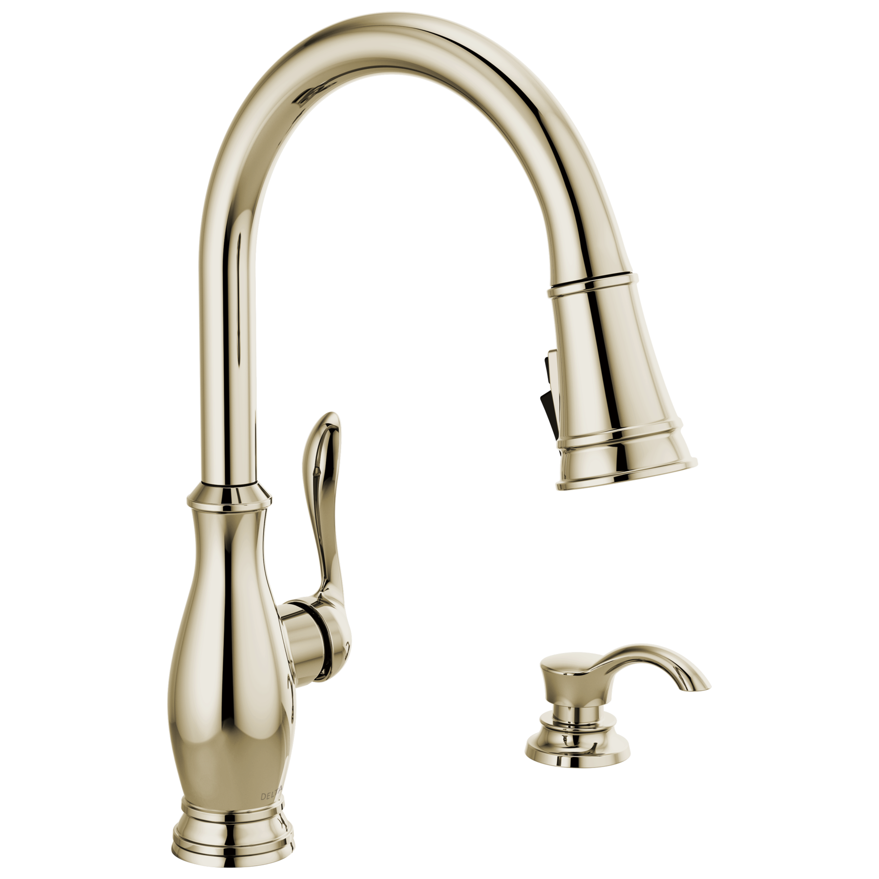 Llave monomando deslizable para cocina con dispensador de jabón y tecnología ShieldSpray