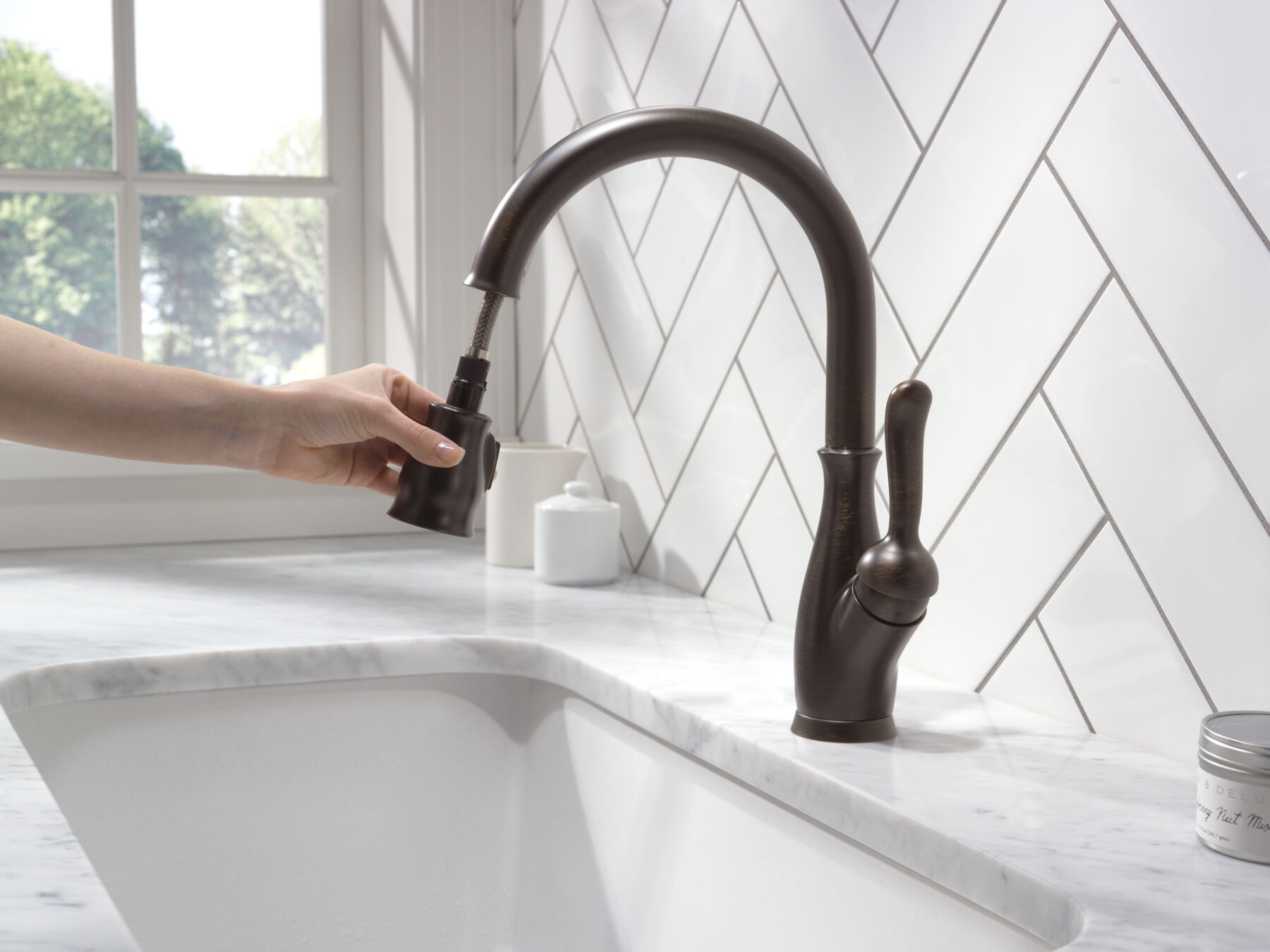 Llave para cocina monomando extensible con tecnología ShieldSpray® (producto recertificado), imagen 4