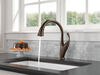 Llave para cocina monomando extensible con tecnología ShieldSpray®