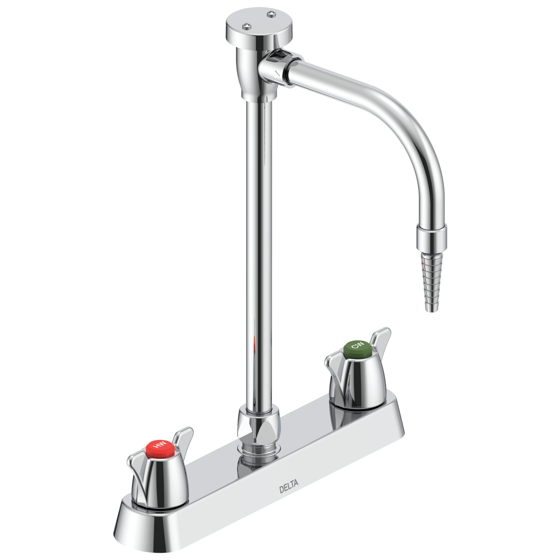 Two Handle 8 In Deck-mount Laboratory Mixing Faucet