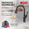 Touch<sub>2</sub>O® Technology Kitchen Faucet with Touchless Technology