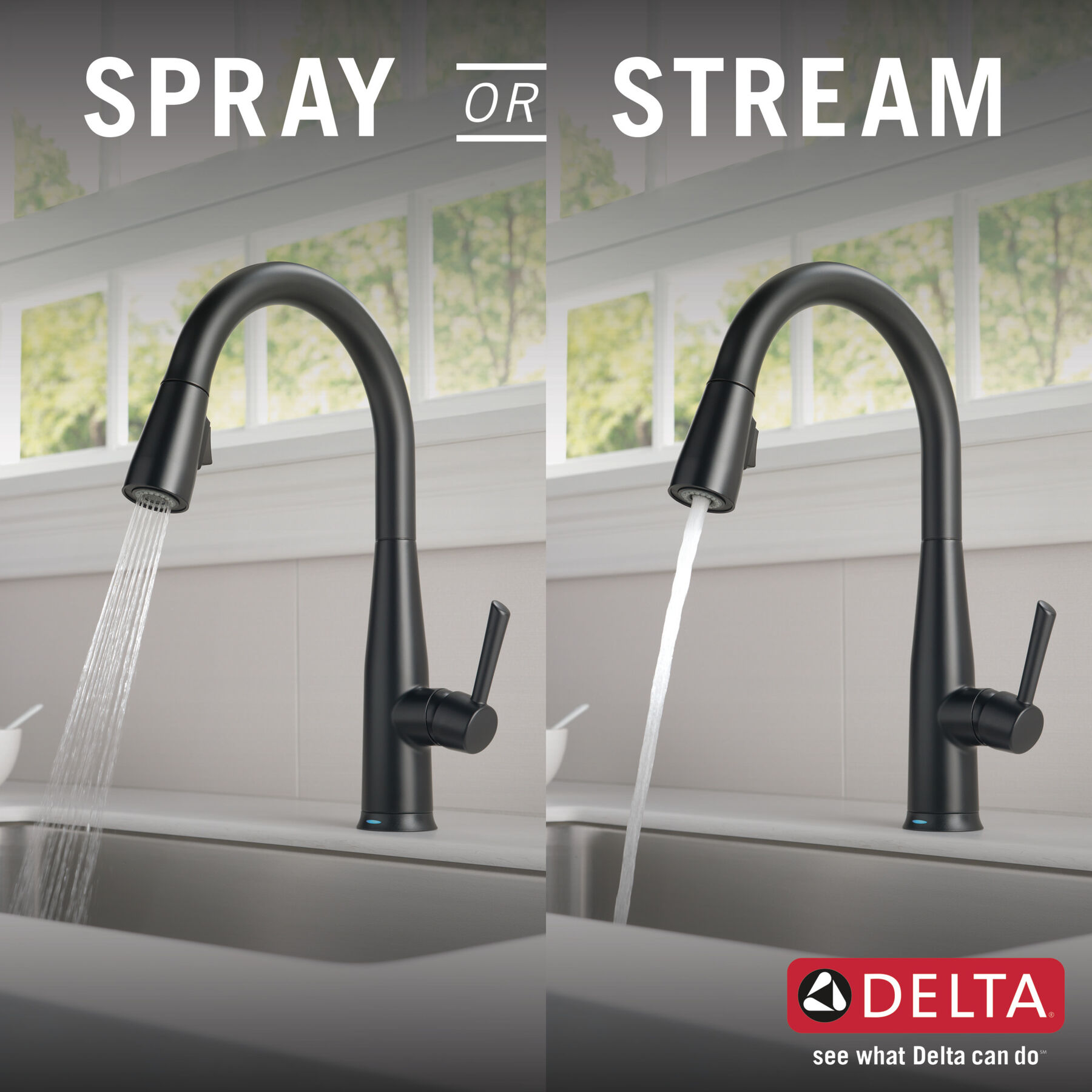 Single Handle Pull-Down Kitchen Faucet with Touch<sub>2</sub>O® Technology Technology (Recertified), image 11