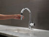 Llave para barra/encimera de cocina monomando extensible, giro limitado