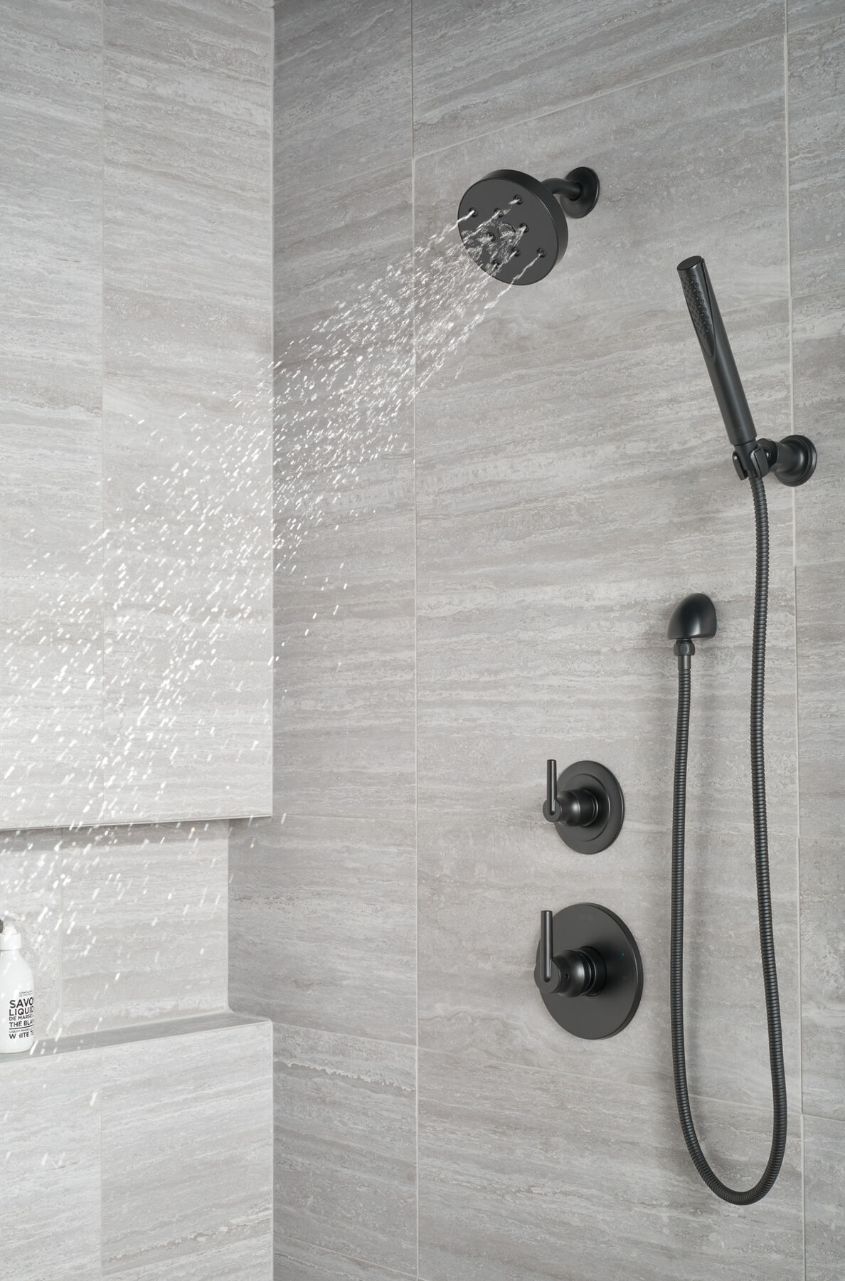 Ducha manual premium para montaje en pared ajustable de una sola función, imagen 21