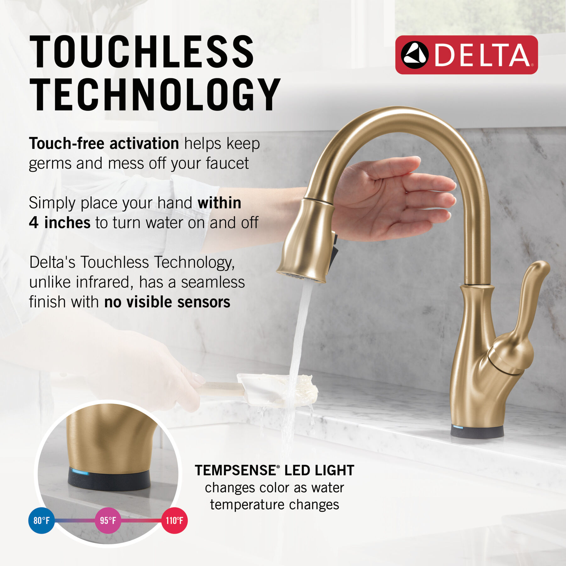 Touchless Pull-Down Kitchen 1L with Soap Disp Bundle, image 11