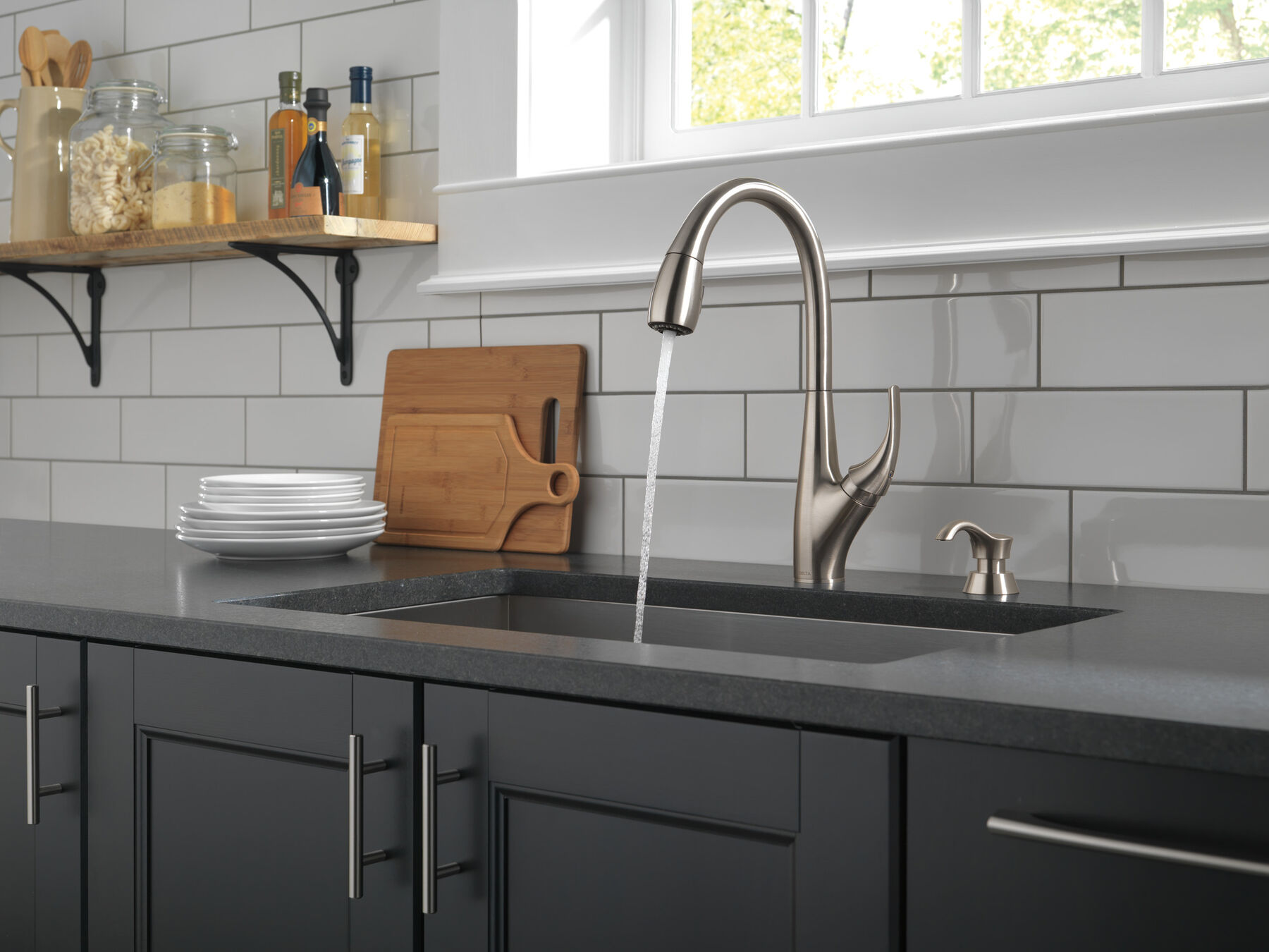 Llave para cocina monomando extensible, imagen 7