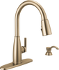 Llave para cocina monomando extensible con dispensador de jabón y tecnología ShieldSpray®