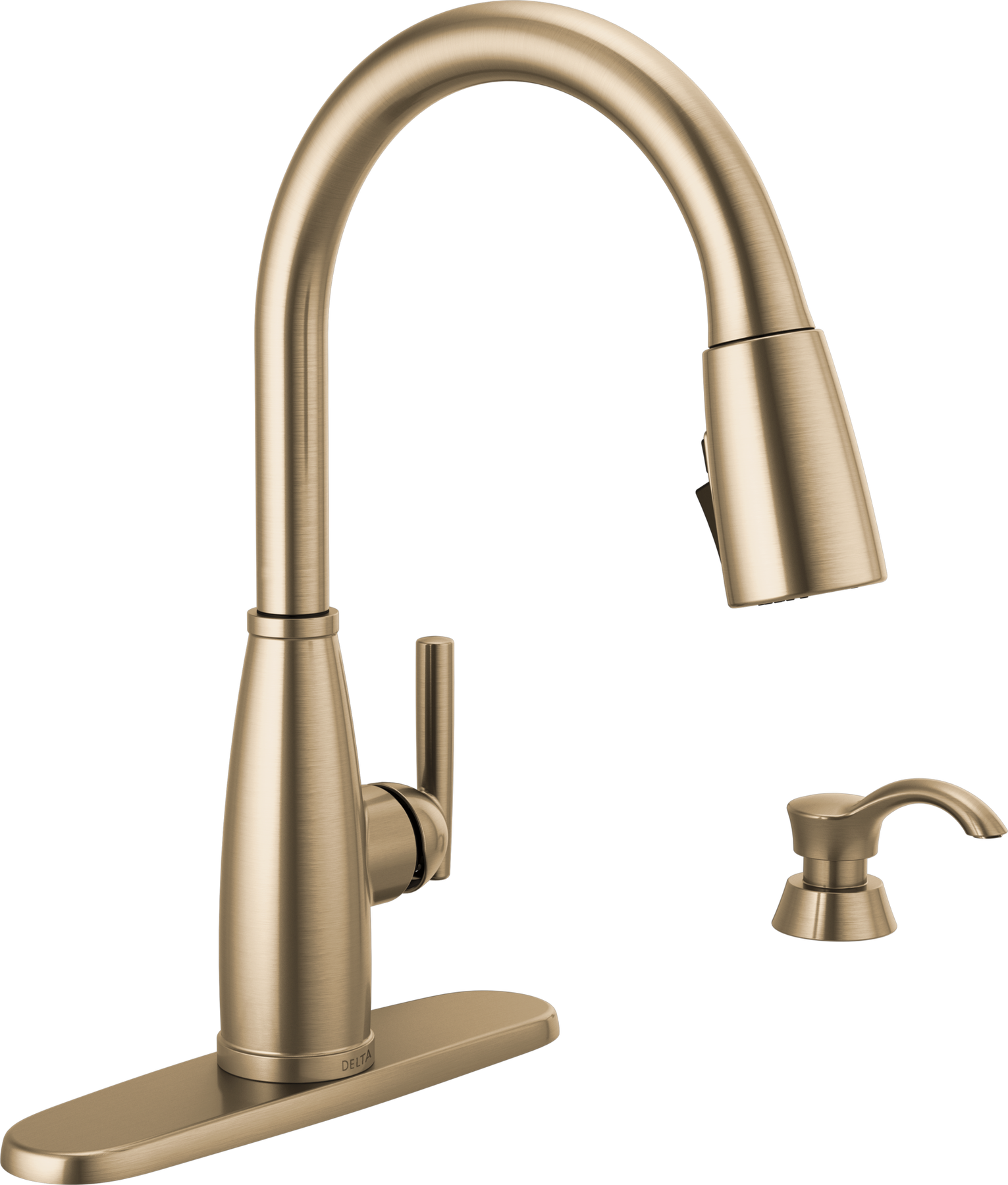 Llave para cocina monomando extensible con dispensador de jabón y tecnología ShieldSpray®, imagen 1