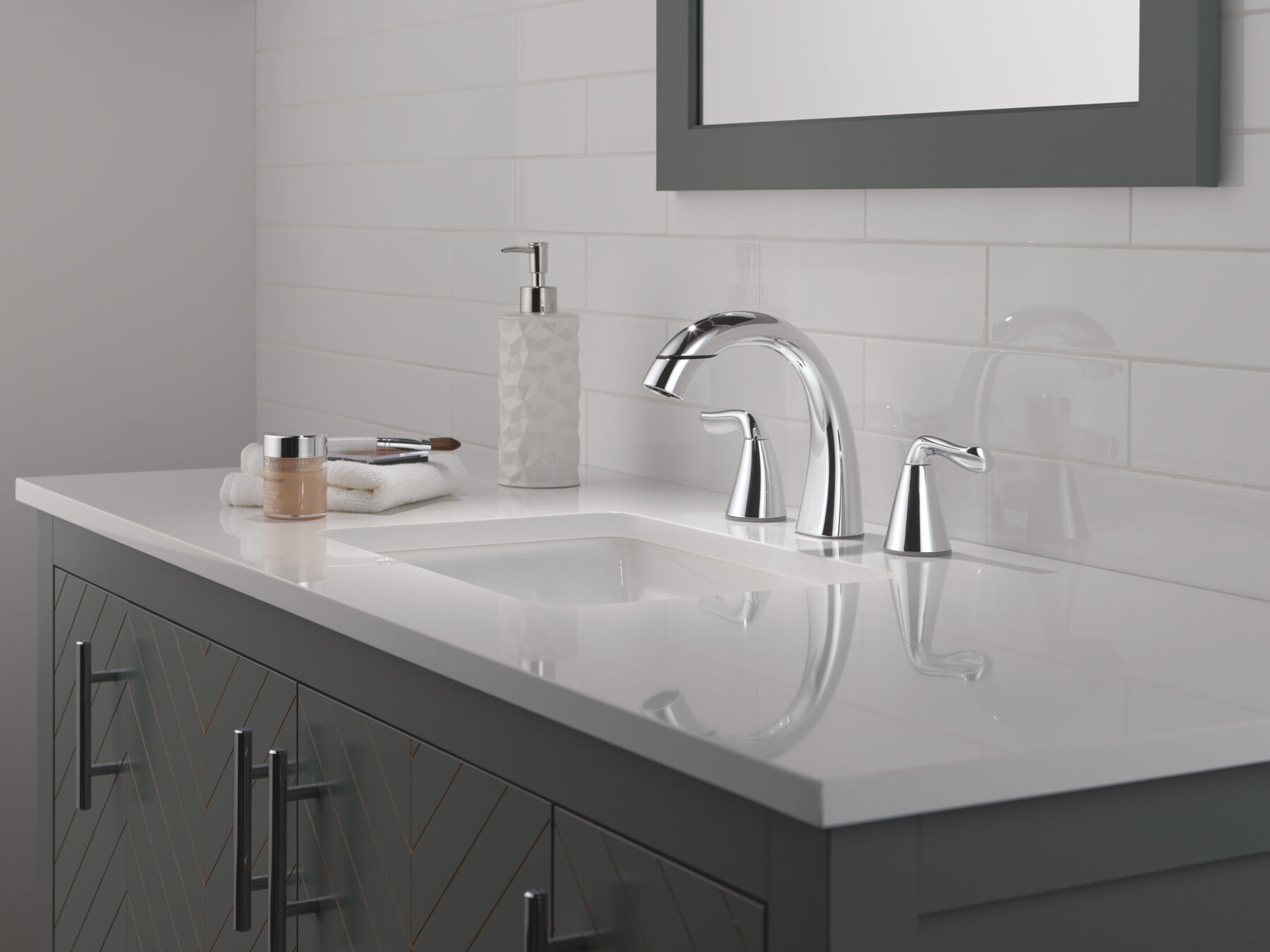 Llave para baño extensible independiente de dos manijas, imagen 10