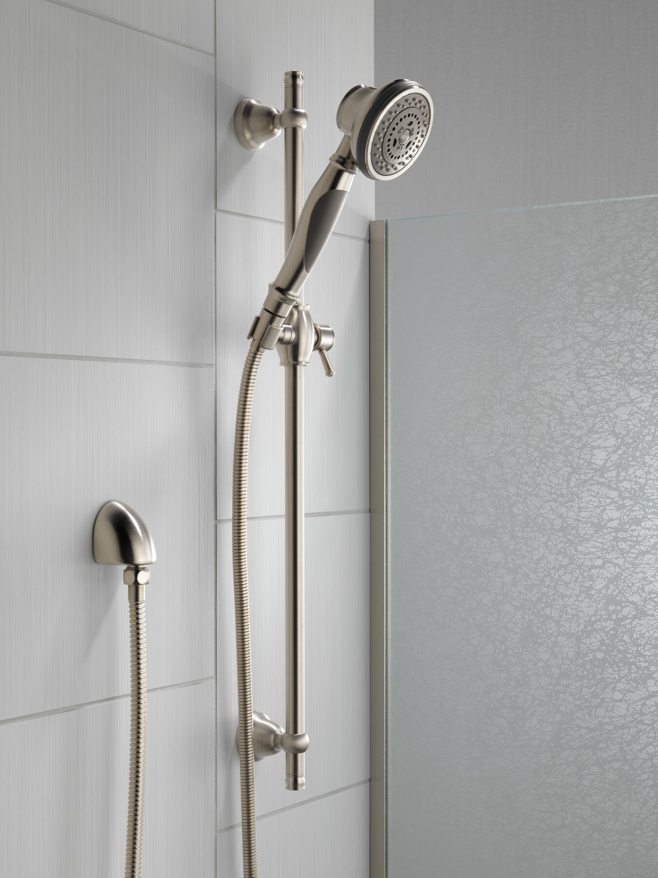 Ducha manual premium de 3 funciones con barra deslizante, imagen 4