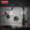 Llave para cocina monomando extensible con dispensador de jabón y tecnología ShieldSpray®