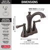 Llave para baño de combinación de dos manijas