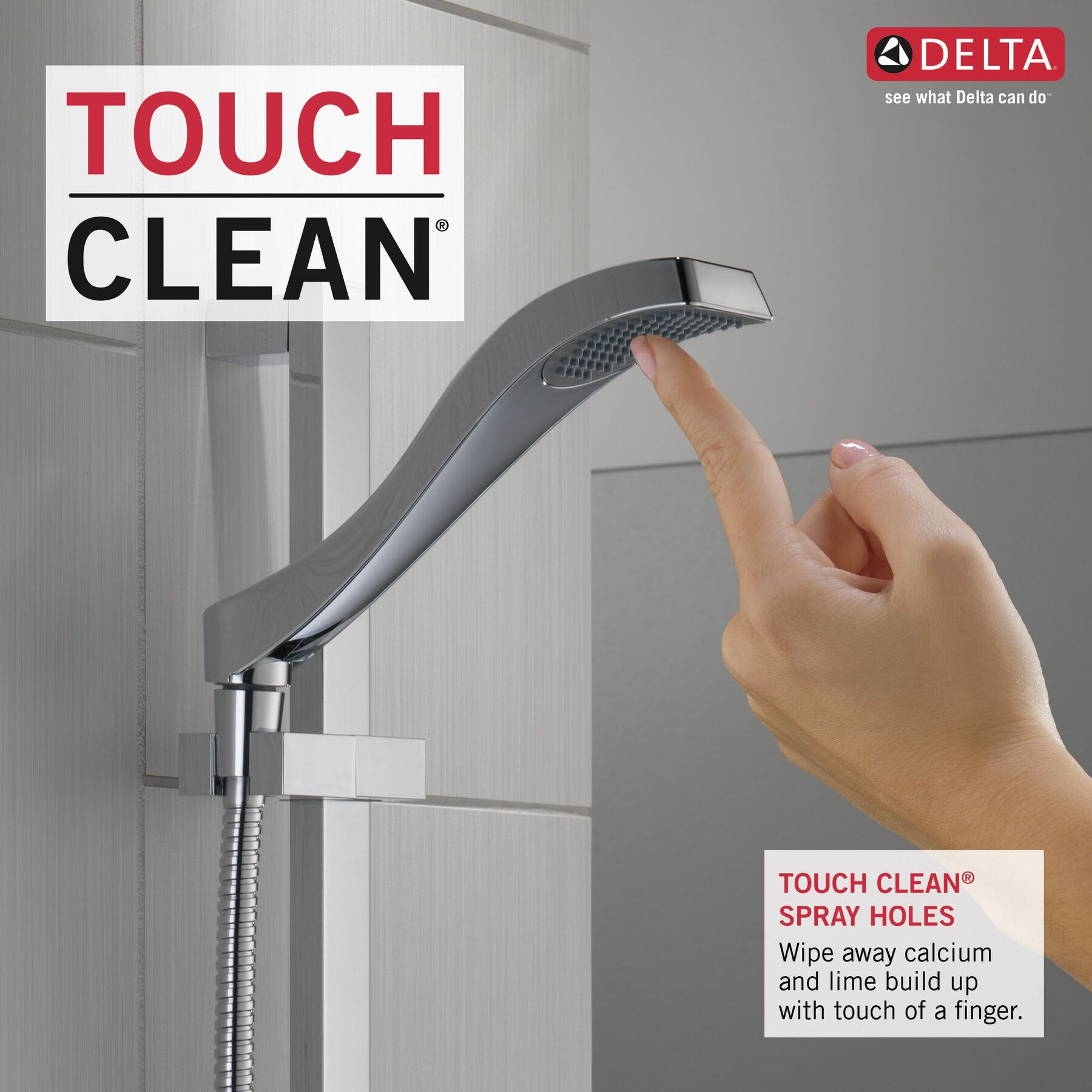 Ducha manual premium de una sola función con barra deslizante, imagen 3