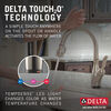 Llave para cocina monomando extensible con tecnologías Touch<sub>2</sub>O® y ShieldSpray®