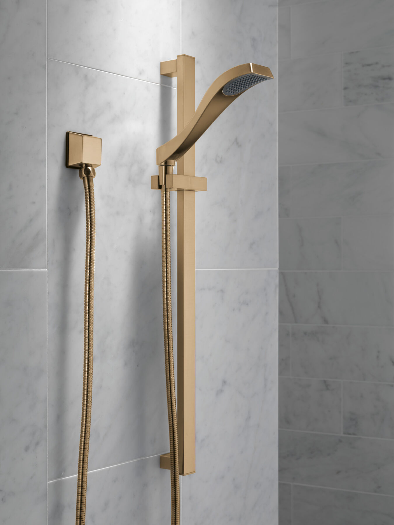 Codo de pared cuadrado para ducha manual, imagen 2